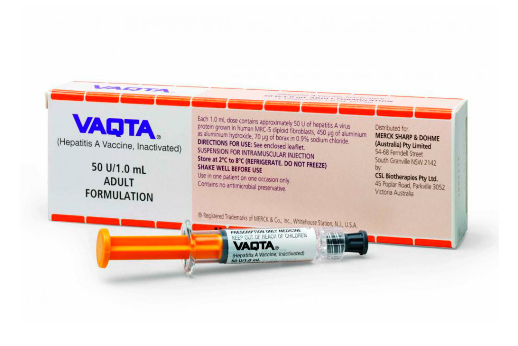 Hepatite A infantil - Vaqta - MSD